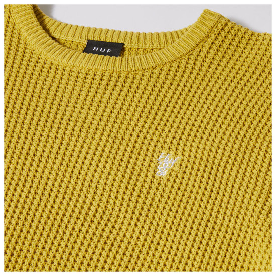 Huf Ανδρική πλεκτή μπλούζα Filmore Waffle Knit Sweater